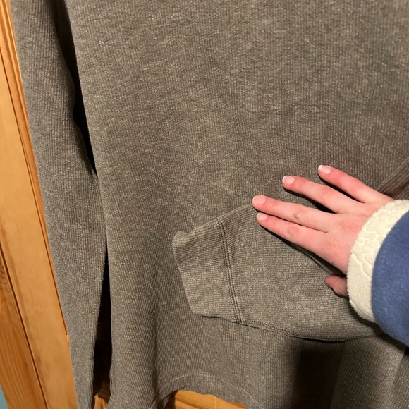 Roots Vintage Grey Quarter Zip Sweater Men’s XXL - Picture 5 of 6